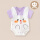 短袖三角(紫色)小萌兔