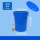蓝色100#铁柄桶带盖(约装水160斤)