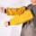 黄色两头松紧口套袖长度46厘米