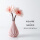 粉色水球瓶+浅粉扶郎花