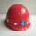 玻璃钢红色金属标国标安全帽
