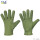 绿色纯棉绒布手套