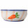 胡萝卜陶瓷碗（蓝边）-飞宝