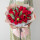 33朵红玫瑰花束——尤加利