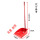 塑料垃圾铲+配木柄 配65厘米木