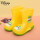 防滑榜雨靴-168黄色/单鞋款