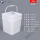 正方形桶-25L-白色 装水50斤