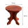红胡桃色梳妆凳(拆装) 橡胶木