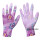 紫色花PU涂掌手套24双