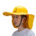 zx黄风扇帽+黄色遮阳帽冰袖