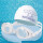 玉桂狗泳帽+白色防雾泳镜
