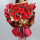 33朵红色康乃馨花束