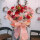 11朵混色康乃馨+玫瑰+百合花束