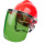 红】安全帽+支架+绿色屏