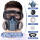 舒适防尘口罩+黑密封防雾大眼罩+40片科技滤棉（收