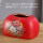 圆形陶瓷中国红纸巾盒