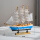 24公分白色长城帆船