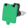 630A 紫铜连体式插座(绿)带微动开关
