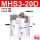 三爪气缸MHS3-20D