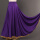 紫色金边长裙