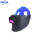 【变光款】高空面罩+安全帽【蓝色国标】
