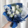 【广岛之恋】11朵马耳他蓝玫瑰花束