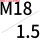 R-M18*1.5P