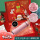 粉色+圣诞礼盒+围巾手套 粉色+