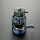 浮雕龙星空蓝自动茶具-泡茶器+公道杯