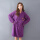 葡萄紫 女款长袖 80-180斤可穿