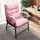 加厚加大粉色单椅（贈腰枕+储物袋）