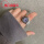 条纹 紫表盘 圆手表 戒指有弹力