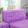 俏佳人紫色2.0米全包床头罩