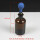 250ml棕色滴瓶配蓝吸球