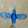 10cm蓝色蜂鸟30个-含黏钩和鱼线
