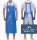 蓝色pvc防水围裙（尺寸1.1