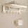 浴巾架+纸巾盒-奶油风浴室架