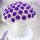 99朵植绒玫瑰花-梦幻紫+1个荷叶
