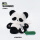 熊猫抱竹双肩包(织带款)