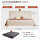 实木床+22cm超透气10D豪华床垫 2