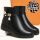 黑色SZL735-2 单靴平底（2厘米F