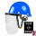 D42-安全帽(蓝色)+支架+透明屏