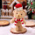 棕色圣诞小熊+红白围巾2个