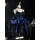 黑蓝色裙子-吊带款(不含拖尾)