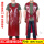 加长款红色马甲围裙长1.25-1.3米