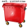 加厚660升垃圾桶 红色 加厚660升垃圾桶 红