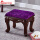 棕色方凳(紫色绒布) 9厘高