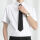 白短袖衬衫+领带