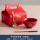 碗+金勺+金筷子+礼盒(寿星红)