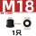 8.8级法兰带垫加高 M18